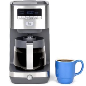 GE 12 Cup Drip Coffee Maker with Adjustable Keep Warm Plate  |  Coffee Makers Coffee & Tea Coffee Makers