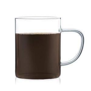 Glass Mug, Set of 8, 10.5 oz  |  Mugs Dinnerware Clear