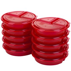 GoodCook Meal Prep on Fleek 3 Compartments  |  Food Storage Containers Food Storage Containers Food Storage Containers