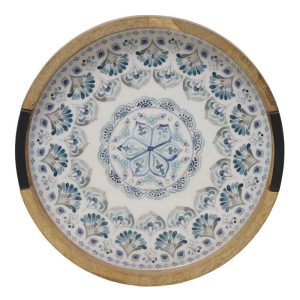 Gourmet Basics by  Addison Rd Lazy Susan  |  Serveware Dinnerware Blue