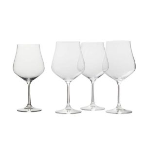 Grace 22 oz Red Wine Glass, Set of 4  |  Wine Glasses Dinnerware Clear