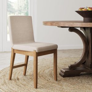 Gracie Modern Dining Chair, Upholstered Accent Dining Chair  |  Kitchen and Dining Chairs Kitchen & Dining Chairs Beige