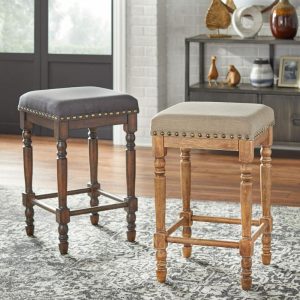 Grafton Turned Leg Counter Stool (Set of 2)  |  Counter and Bar Stools Counter & Bar Stools Counter & Bar Stools