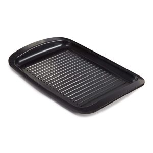 Graphite Non-stick Recycled Cast Aluminum Teppanyaki Grill Plate 12.75″ – 12.75″ x 8.25″ x 1.5″  |  Grill Pans and Griddles Grill Pans & Griddles Black