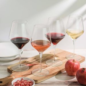 Greenwich 12-Piece Wine Glass Party Set for Red and White Wines  |  Wine Glasses Dinnerware Clear