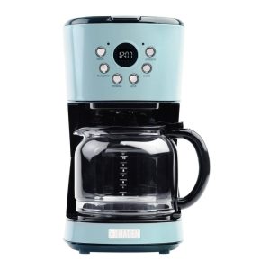 Heritage 12-Cup Programmable Coffee Maker  |  Coffee Makers Coffee & Tea Black, Blue, Ivory, Stainless Steel