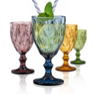 Highgate 11 oz Goblet Set of 4  |  Wine Glasses Dinnerware Multi