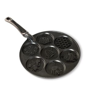 Honey Bee Aluminum Pancake Pan  |  Grill Pans and Griddles Black