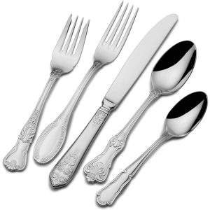 Hotel Lux 77-Piece 18/10 Stainless Steel Flatware Set Service for 12  |  Flatware Dinnerware Flatware