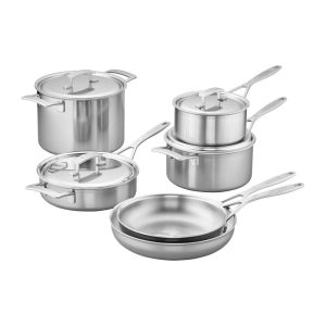 Industry 5-Ply 10-pc Stainless Steel Cookware Set  |  Cookware Sets Cookware Sets Cookware Sets