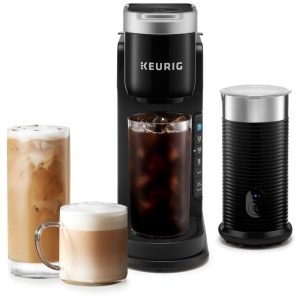 K-Café Barista Bar Single Serve Coffee Maker and Frother  |  Coffee Makers Coffee & Tea Black