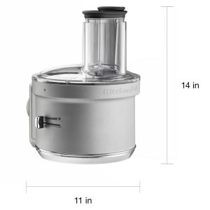 KSM2FPA Food Processor Attachment with Commercial Style Dicing Kit  |  Mixers Kitchen Appliances Grey