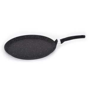 KUKMARA 14″ Marble Non-Stick Flat Griddle w/ Detachable Handle – 14.37  |  Grill Pans and Griddles Grill Pans & Griddles Black