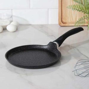 KUKMARA 9″ “Granit Ultra”, Marble Non-Stick Pancake Pan – 9.06  |  Grill Pans and Griddles Grill Pans & Griddles Black