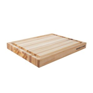 Large Wood Cutting Board from Canadian Maple – A Butcher Block That Comes with Juice and Side Handles  |  Cutting Boards Cutting Boards Cutting Boards