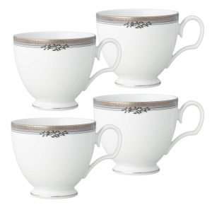 Laurelvale Set Of 4 Tea Cups, 8 Oz.  |  Cups Cups Cups