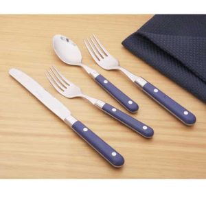 Le Prix 20-piece Royal Blue Flatware Set (Service for 4)  |  Flatware Dinnerware Blue