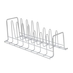 Lid Organizer in Chrome  |  Pot Racks Kitchen Storage Gold