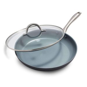 Lima Ceramic Non Stick Covered Frypan  |  Pots and Pans Pots & Pans Grey