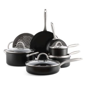 Lima Midnight 11pc Cookware Set  |  Cookware Sets Cookware Sets Black