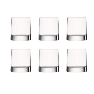 Luigi Bormioli Veronese On the Rocks Glasses Set of 6 – 8.75 Oz  |  Drinking Glasses Dinnerware Clear