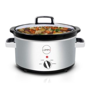 Lumme Slow Cooker  |  Slow Cookers Kitchen Appliances Silver