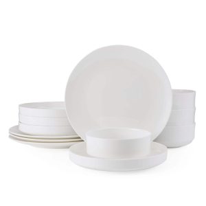 Macie 12-pc Dinnerware Set, Bone China, Service for 4 – 1  |  Dinnerware Sets Dinnerware Dinnerware Sets