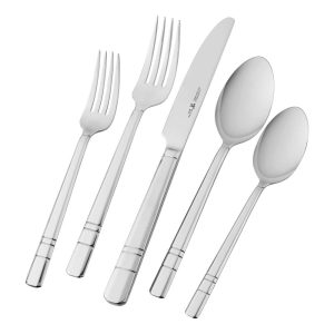 Madison Square 65-piece Flatware Set,18/10 Stainless Steel, Silver – 65-pc  |  Flatware Dinnerware Flatware