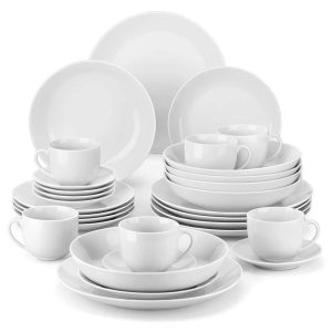 MALACASA Amelia Porcelain Dinnerware Set, Service for 6  |  Dinnerware Sets Dinnerware Dinnerware Sets