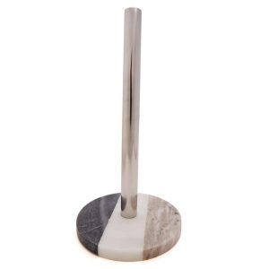 Marble Counter Paper Towel Holder – Mount Grey  |  Serveware Dinnerware Multi