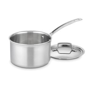 MCP193-18N MultiClad Pro Stainless Steel 3-Quart Saucepan with Cover  |  Pots and Pans Pots & Pans Pots & Pans