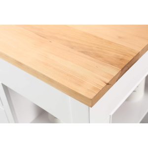 Medley 54 In. Kitchen Island With Slide Out Table in White – N/A  |  Kitchen Carts Kitchen Carts Kitchen Carts