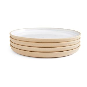 Minerals Set of 4 Dinner Plates – 24 fl. oz.  |  Plates Dinnerware Beige, Blue, Pink, White