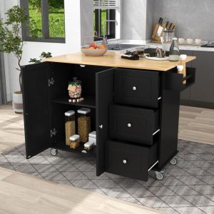 MM Rolling Mobile Kitchen Island  |  Kitchen Carts Kitchen Carts Black, Blue, Grey, White