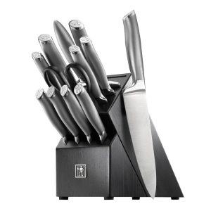 Modernist 13-pc Knife Set with Block, Chef Knife, Paring Knife, Steak Knife, Black, Stainless Steel  |  Cutlery Cutlery Cutlery