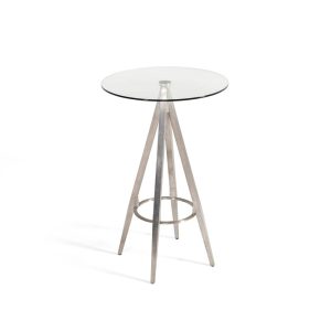 Modrest Dallas Modern Silver Bar Table  |  Bar Tables Bar Tables Bar Tables