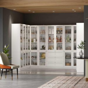 Modular large Kitchen Pantry Storage Cabinet with Drawer & Shelves  |  Pantry Organizer Kitchen Storage Pantry Organizer