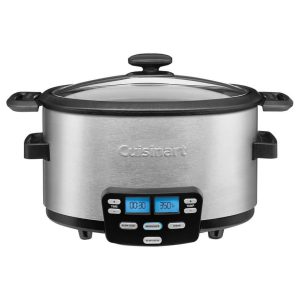 MSC-400FR 3-In-1 Cook Central 4-Quart Slow Cook, Sauté, Steam Multi-Cooker – Certified Refurbished  |  Pressure Cookers Kitchen Appliances Pressure Cookers