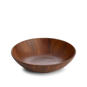 MT0903 Skye Individual Acacia Wood Salad Bowl – 9″ D x 2″ H  |  Bowls Bowls Bowls