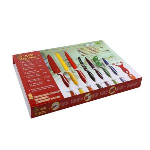 Multicolored Stainless Steel 8-piece Knife Set  |  Cutlery Cutlery Cutlery