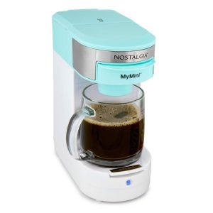 MyMini Single Serve Coffee Maker, Brews K-Cup & Other Pods, Serves up to 14 Ounces, Tea, Hot Chocolate, Hot Cider  |  Coffee Makers Coffee & Tea Blue, Purple