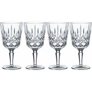 Nachtmann Set of 4 Noblesse Crystal Cocktail Glasses – 12.5 oz.  |  Wine Glasses Dinnerware Clear