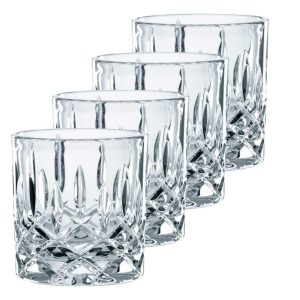 Nachtmann Set of 4 Single Old Fashioned Glasses – 8.66 oz.  |  Drinking Glasses Dinnerware Clear