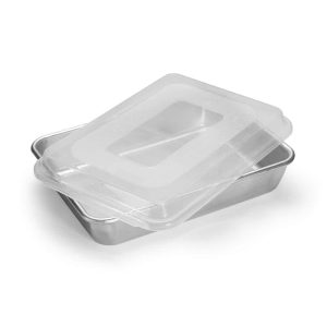 Natural Aluminum Commercial Cake Pan with Lid  |  Bakeware Bakeware Bakeware