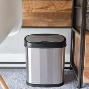 NINESTARS 3 Gallon Motion Sensor Trash Can DZT-12-13  |  Kitchen Trash Cans Kitchen Storage Kitchen Trash Cans