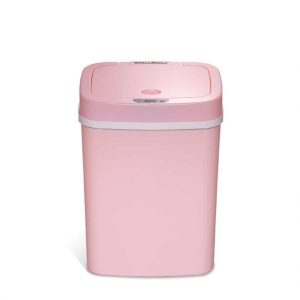 NINESTARS DZT-12-5PK Motion Sensor Pink 3.2-gal Trash Can  |  Kitchen Trash Cans Kitchen Storage Kitchen Trash Cans