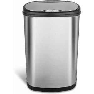 NineStars DZT-50-13 Motion Sensor Stainless Steel 50L Trash Can  |  Kitchen Trash Cans Kitchen Storage Kitchen Trash Cans