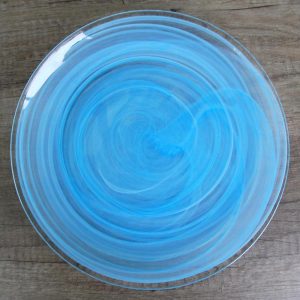 NUAGE Aqua 11″ Dinner Plate  |  Plates Dinnerware Blue, Turquoise