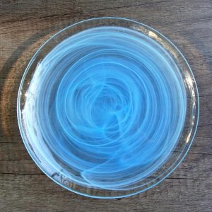 NUAGE Aqua 8″ Salad Plate  |  Plates Dinnerware Blue, Turquoise