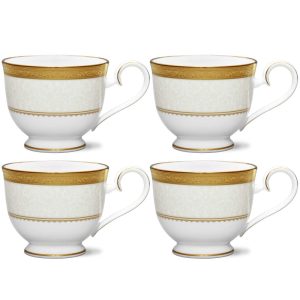 Odessa Gold Set Of 4 Tea Cups, 7-3/4 Oz.  |  Cups Cups Cups